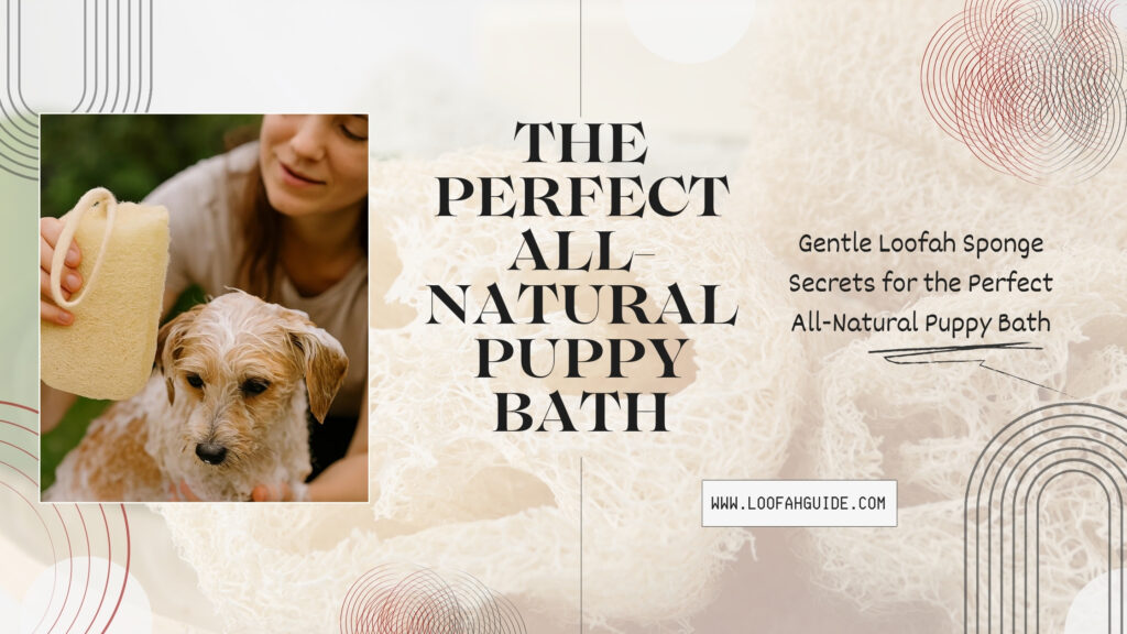 Gentle Loofah Sponge for All-Natural Puppy Bath | Complete Guide | LoofahGuide