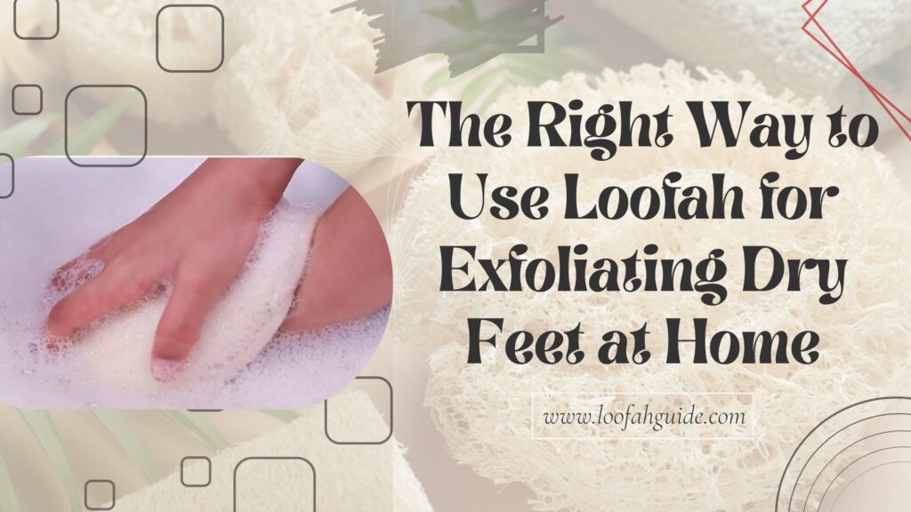 How to Use Loofah for Exfoliating Dry Feet at Home | LoofahGuide